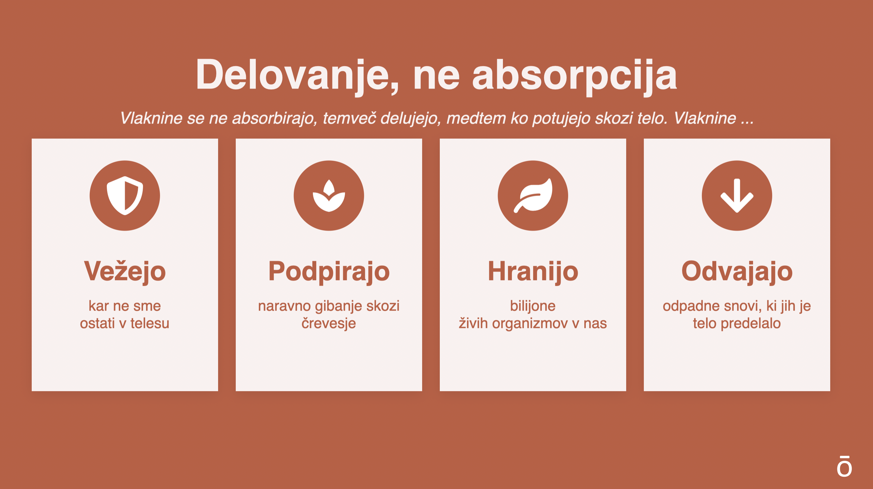 Kako vlaknine delujejo?