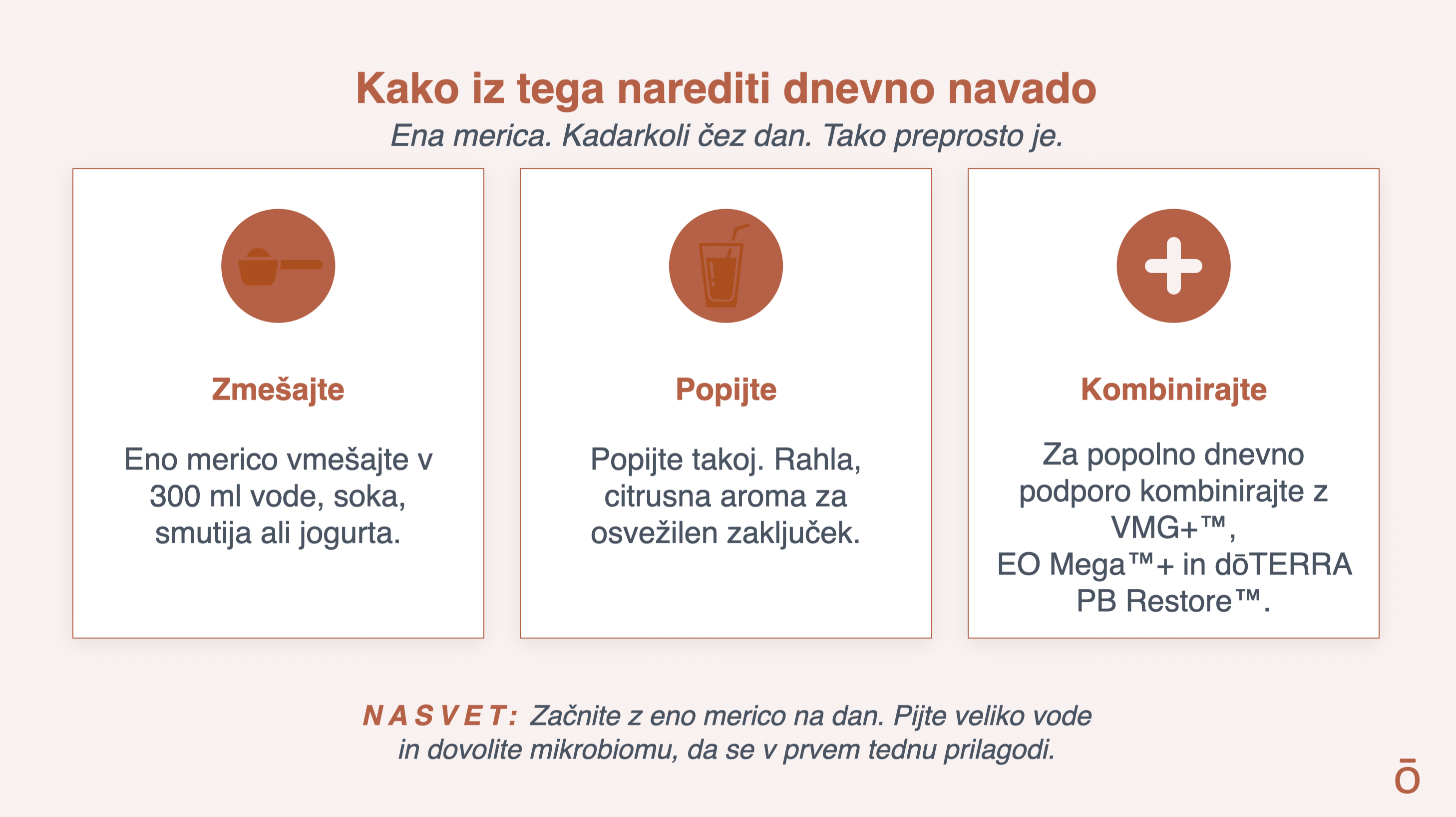 Dnevna navada z novimi vlakninami